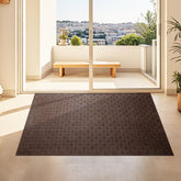 Mibao Heavy Duty Welcome Mat front view in coffee color