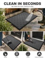 Mibao Heavy Duty Welcome Mat in outdoor setting