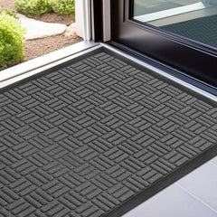 Mibao Heavy Duty Welcome Mat on patio floor