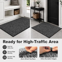 Mibao Super Absorbent Door Mat in outdoor setting
