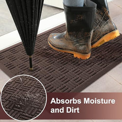 Mibao welcome mat textured surface for dirt trapping