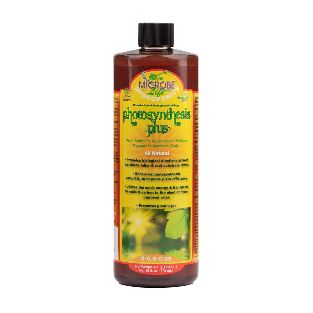 Microbe Life Hydroponics Photosynthesis Plus 16 oz bottle front view