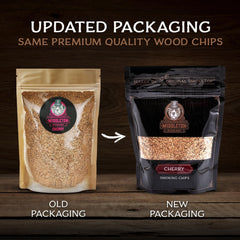 Middleton Mixology SmokeTop 4oz Cocktail Smoker Chips, Cherry bag side view