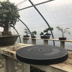 Mighty Mini Bonsai Turntable stainless steel ball bearings close-up