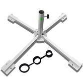 MILIMOLI Portable Beach Umbrella Stand front view with adjustable parts