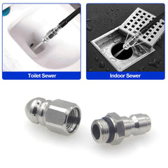 Millie Pressure Washer Sewer Jetter Nozzle packaging with product details