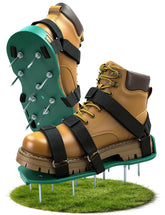 MILLUXXi Lawn Aerator Shoes front view in green