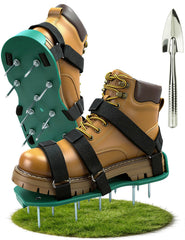 MILLUXXi Lawn Aerator Shoes front view with dual straps