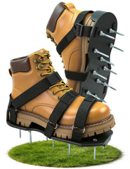 MILLUXXi Lawn Aerator Shoes side view with dual straps