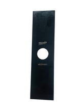 Milwaukee Edger Blade 8" front view with black finish