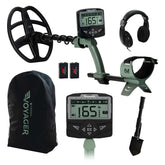 MINELAB X-Terra Voyager metal detector front view with 11-inch waterproof coil