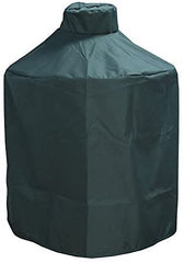 Mini Lustrous Grill Cover for Medium Big Green Egg, Green front view
