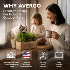 Mini tools for planting cat grass included in the kit