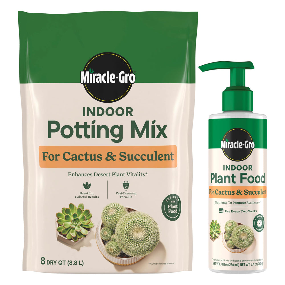 Miracle-Gro Indoor Potting Mix 8 qt bag for cactus and succulent