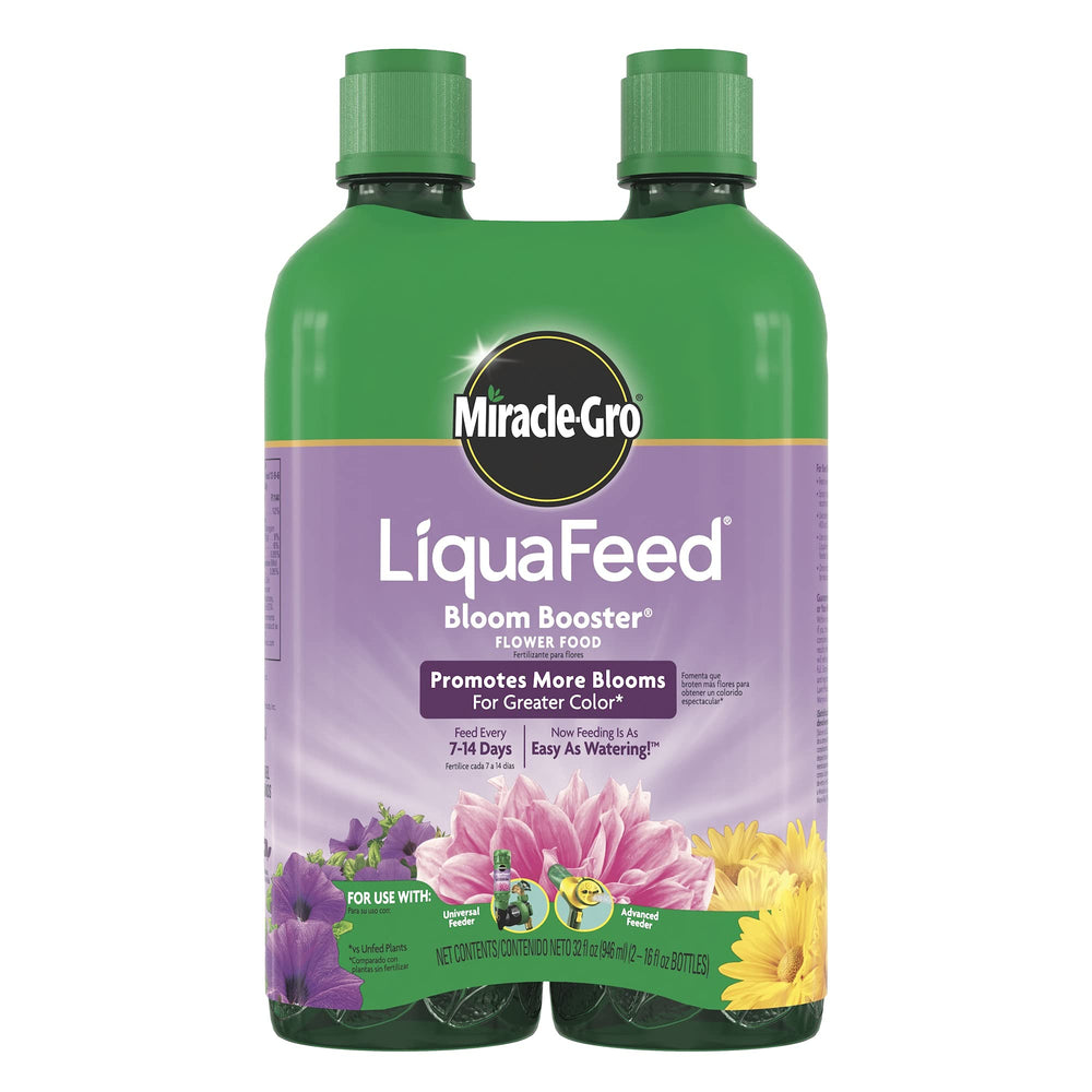 Miracle-Gro LiquaFeed Bloom support Flower Food 16 fl oz front view