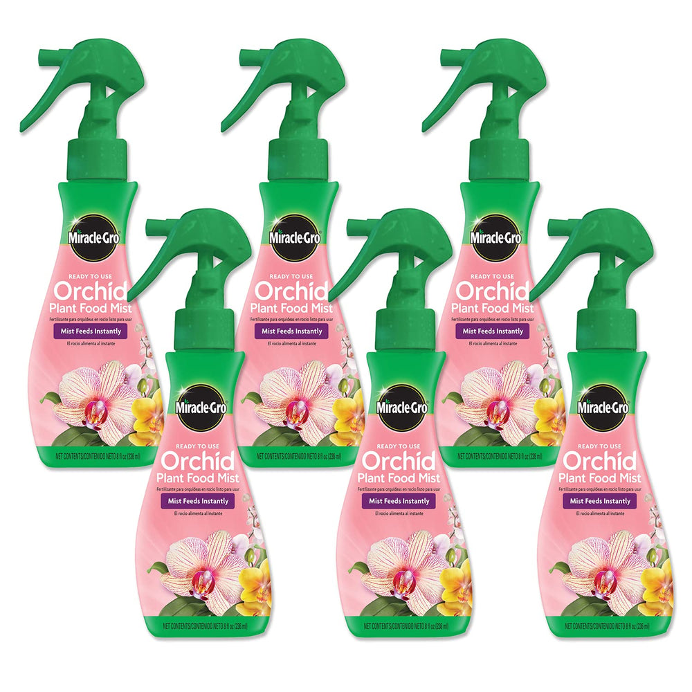 Miracle-Gro Orchid Plant Food Mist 8 oz bottle front view