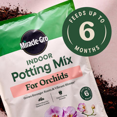 Miracle-Gro Orchid Potting Mix granules close-up