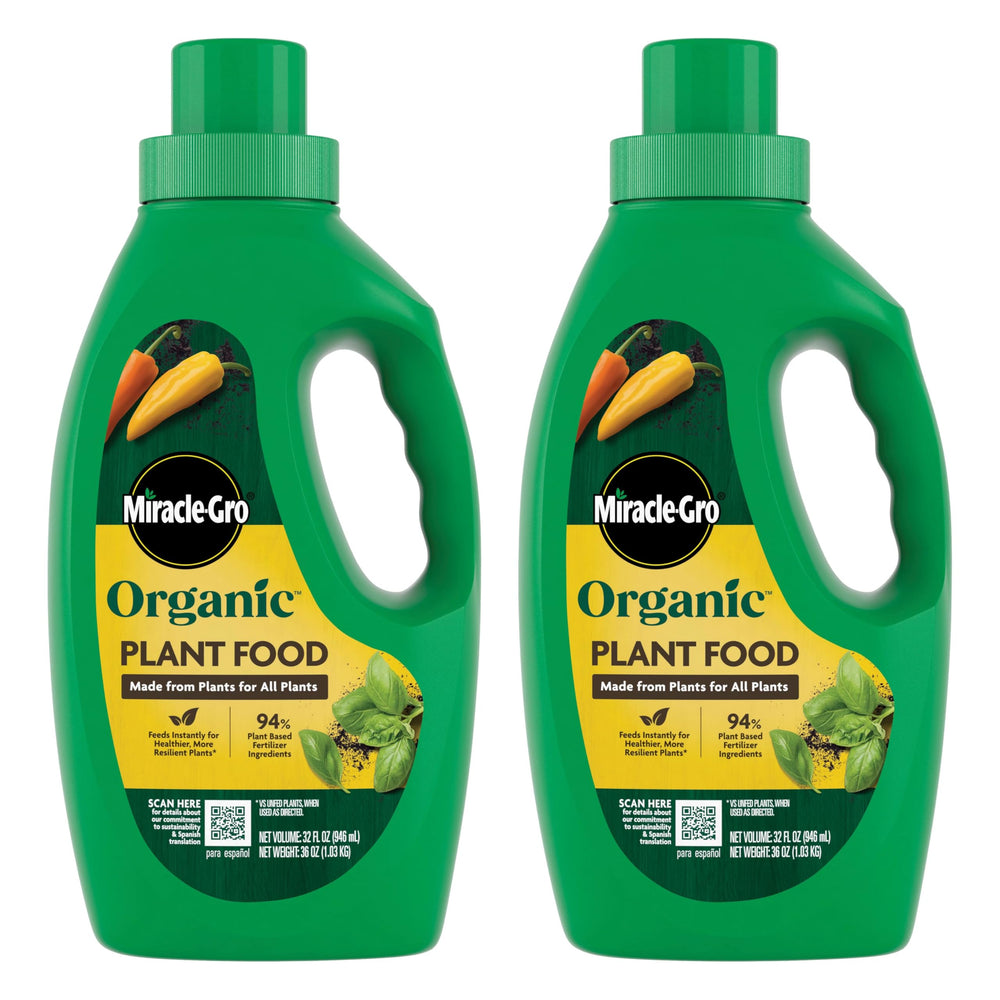 Miracle-Gro Organic Plant Food 32 fl. oz. front view