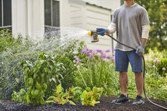 Miracle-Gro Performance Organics Garden Feeder in use