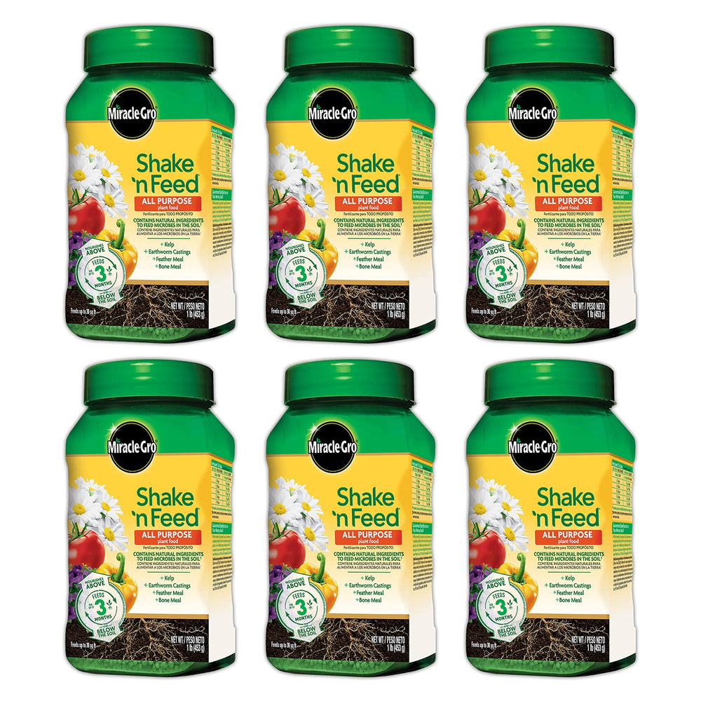 Miracle-Gro Shake 'N Feed All Purpose Plant Food 1 lb pack front view