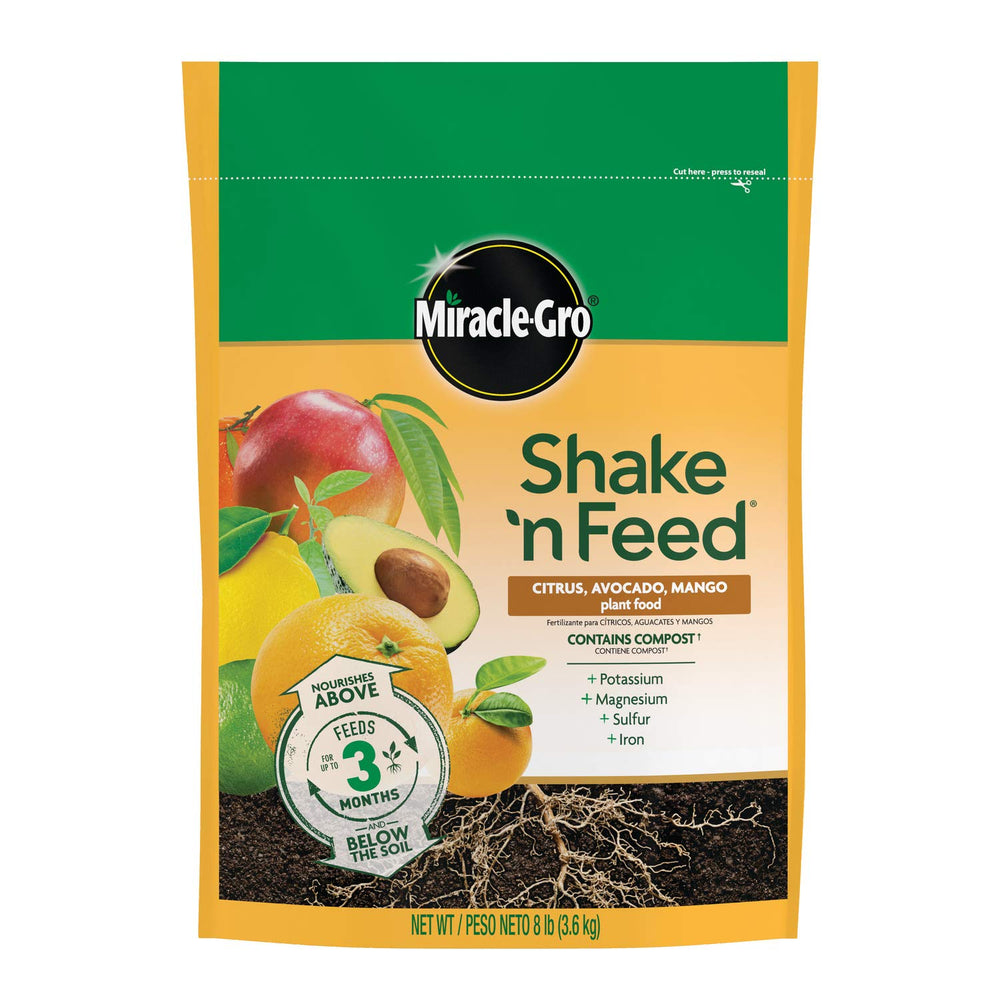 Miracle-Gro Shake 'N Feed Citrus Plant Food 8 lb front view