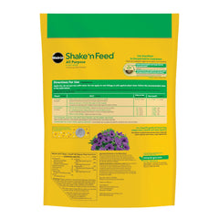 Miracle-Gro Shake 'N Feed packaging with granules