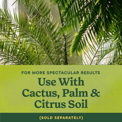 Miracle-Gro Shake 'N Feed Palm Plant Food being applied to soil