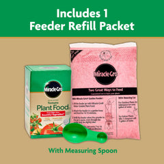 Miracle-Gro Tomato Plant Food packaging with label