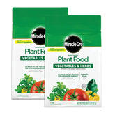 Miracle-Gro Water Soluble Plant Food Vegetables & Herbs 2 lb front view