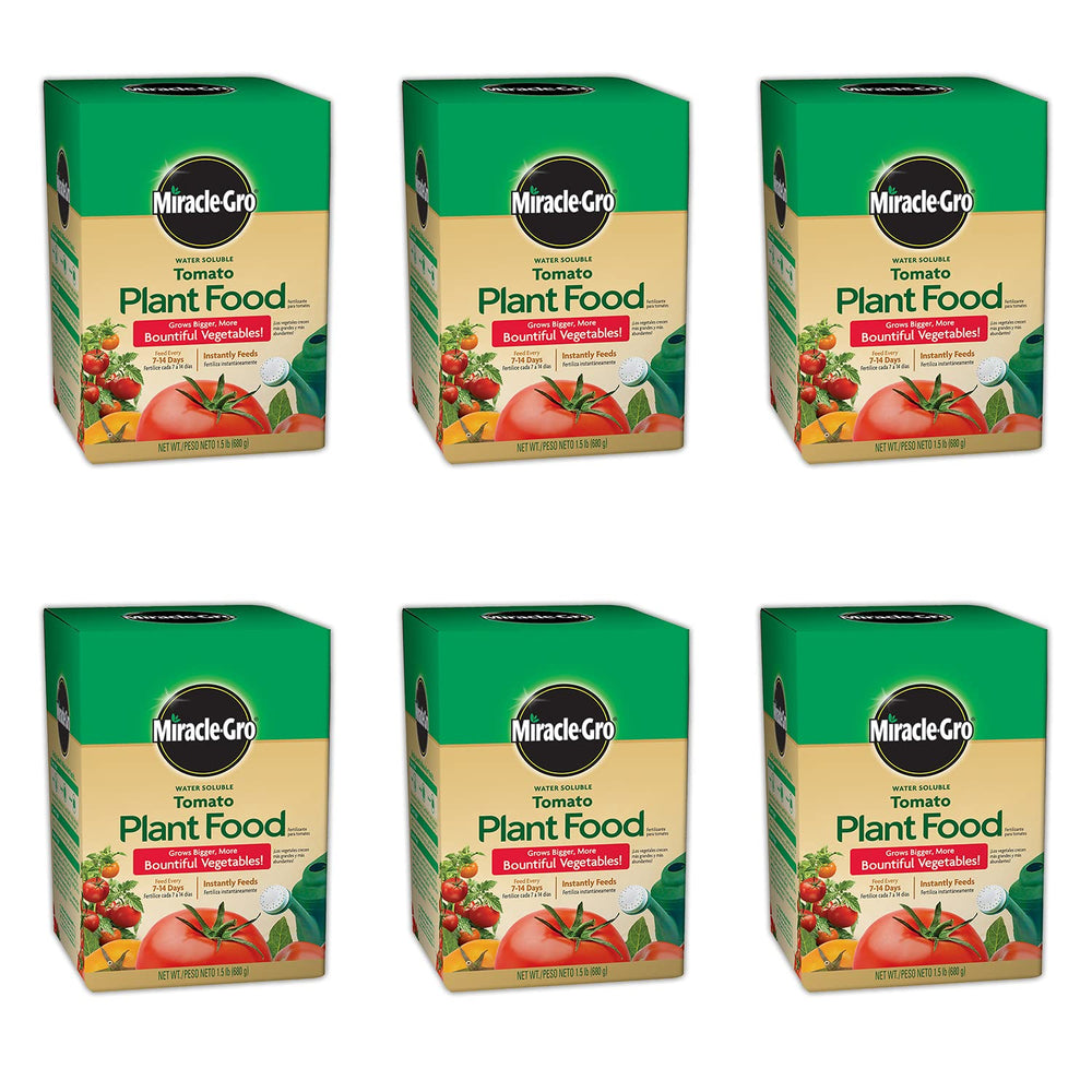 Miracle-Gro Water Soluble Tomato Plant Food 1.5 lb package front view