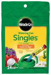 Miracle-Gro Watering Can Singles All Purpose Plant Food 24 Packets front view