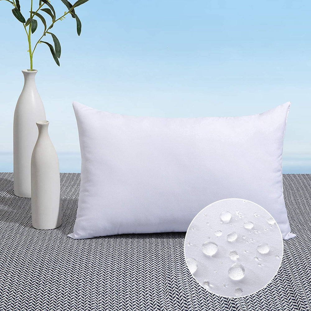 MIULEE 14x22 inch outdoor pillow insert front view