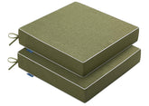 MIULEE Green Outdoor Cushion front view, 19x19 inches