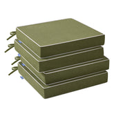 MIULEE outdoor chair cushions set of 4 in green
