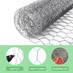 Miuwauer chicken wire used for garden fencing