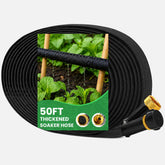 MIXC 50Ft Soaker Hose with copper joints and thickened pipes