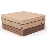 MIXC 85 x 85 inch square hot tub cover front view