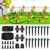 MIXC Drip Irrigation System Kit components laid out