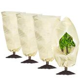 MIXC Plant Covers 47.2''×70.8'' yellow frost blanket front view