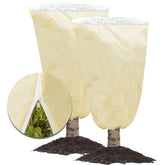 MIXC Plant Covers yellow frost protection cover front view