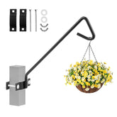 MIXXIDEA 11 Inch Deck Hook black metal front view