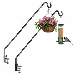 MIXXIDEA 43-inch black deck hook front view