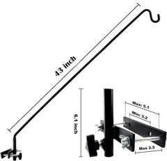 MIXXIDEA bird feeder hook installed on a fence