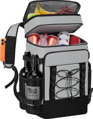MIYCOO Cooler Backpack front view in gray