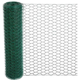 Mklsit Chicken Wire roll front view, green color