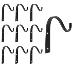 Mkono Wall Lantern Hook front view in black