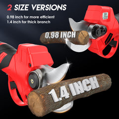 MODOFO electric pruning shears with two batteries included