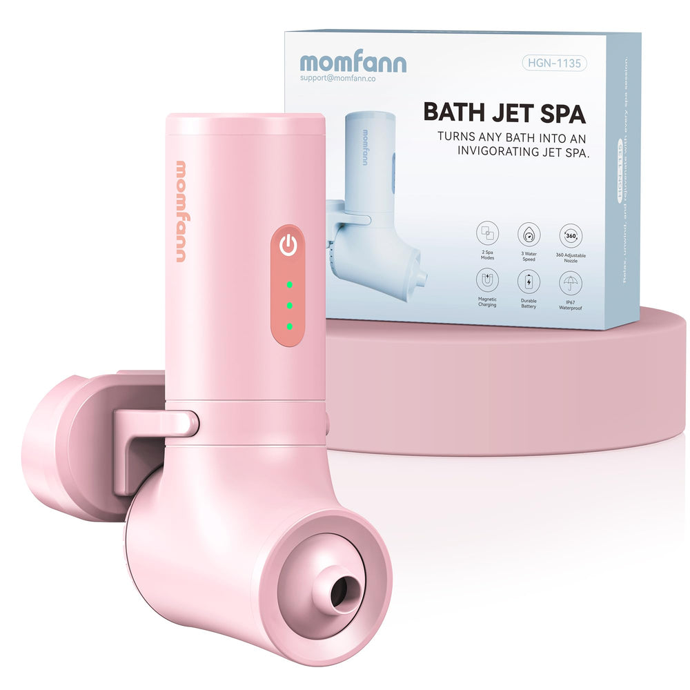 MOMFANN Bath Jets for Tub in Powder Pink front view