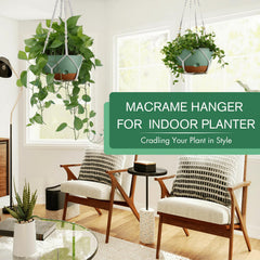 montresor 10 inch hanging planter with removable saucer