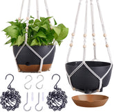 montresor 8 Inch Self-Watering Hanging Planter, front view